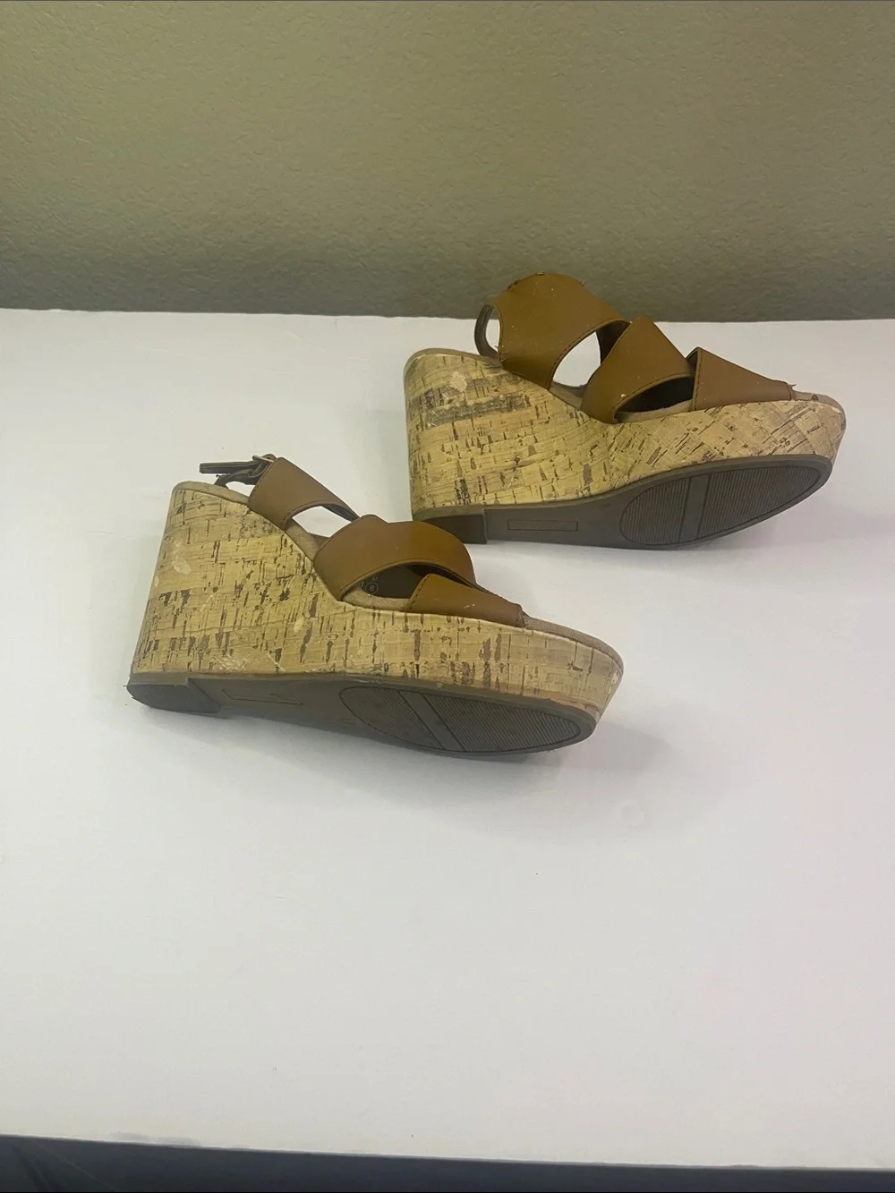 Montego Bay Club Kids Brown Crisscross Buckle Sandals